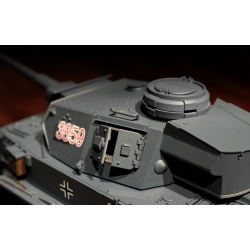 Czołg zdalnie sterowany ASG 1:16 PzKpfw. IV Ausf. F2 Sd Kfz 161/1 RTR 2.4Ghz - Heng Long 3859-1U (S)